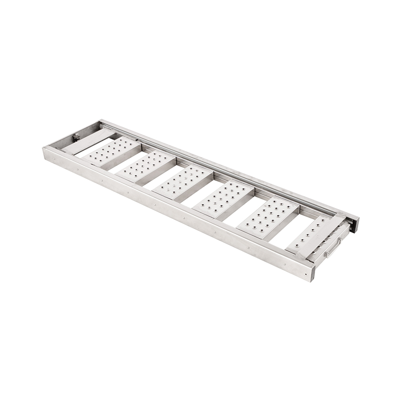 Uittrekbare instapladder