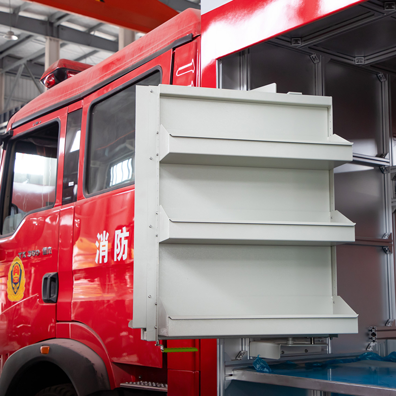 Roterende bak voor brandweerwagens Roterende bak voor brandweerwagens